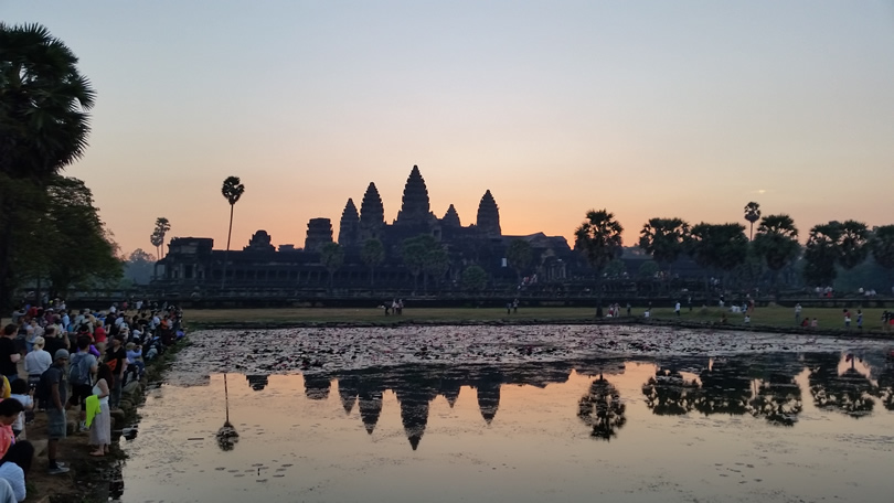 nascer sol angkor wat